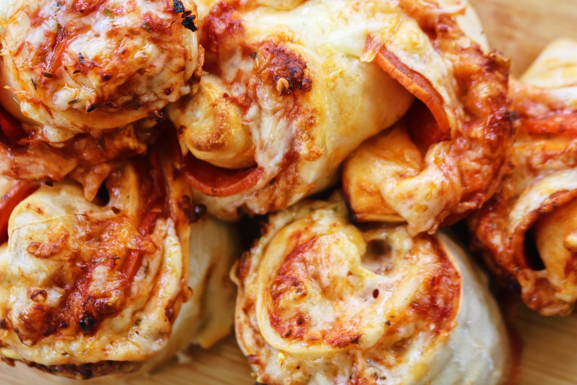 Pepperoni dough balls